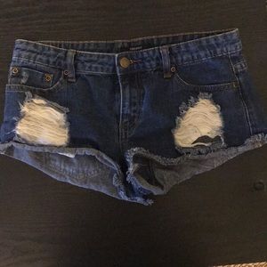 forever 21 shortie shorts